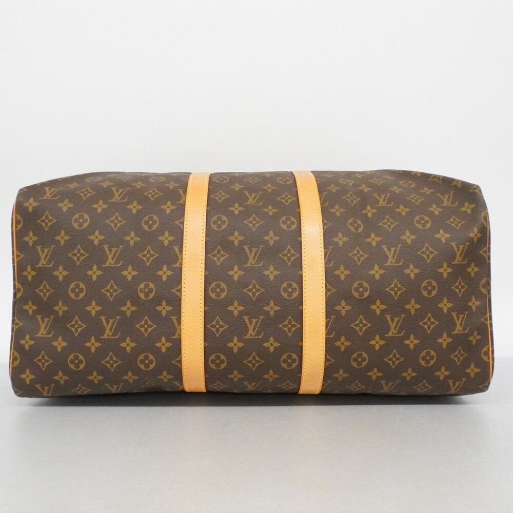 LOUIS VUITTON Brown Monogram Keepall 55 Boston Bag - Picture 3 of 13